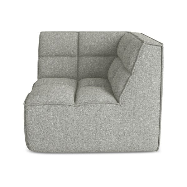 Svijetlo siva modularna sjedeća garnitura Kalai – Makamii