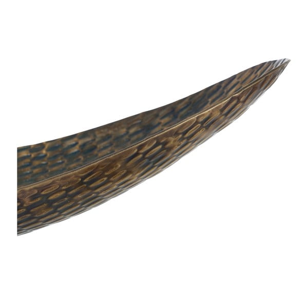 Metalni ukrasni pladanj 48x16 cm Bronze – Ixia-image-2