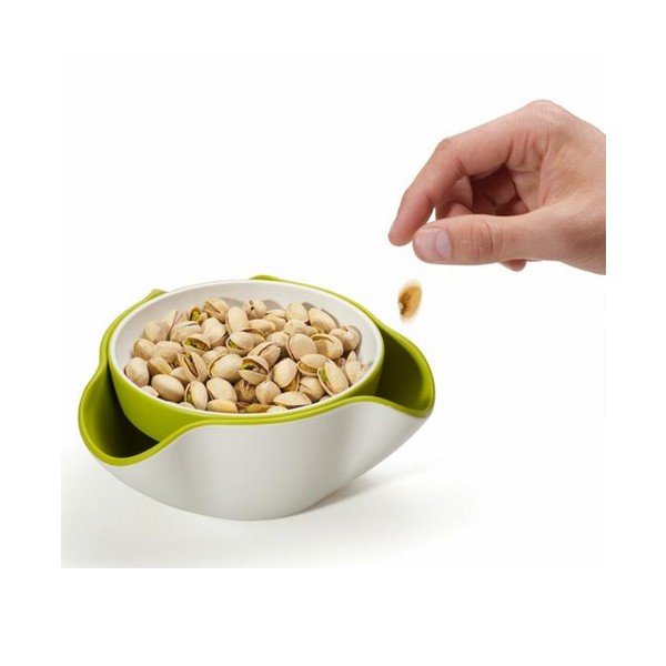 Dvostruka posuda, bijela/siva-image-3