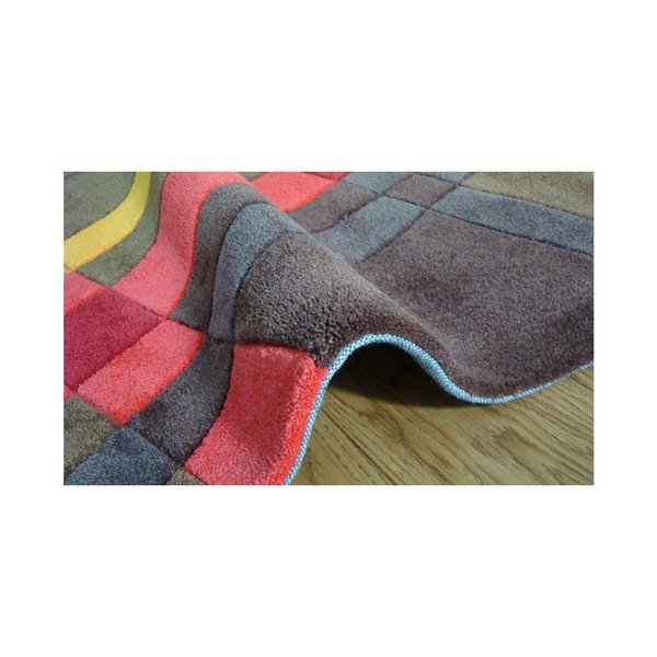 Tepih Plaid Orange, 120x170 cm-image-1