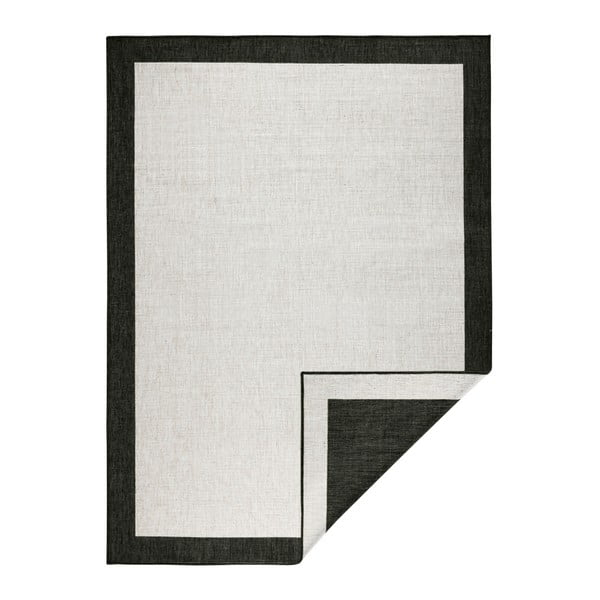 Crno-krem vanjski tepih NORTHRUGS Panama, 200 x 290 cm
