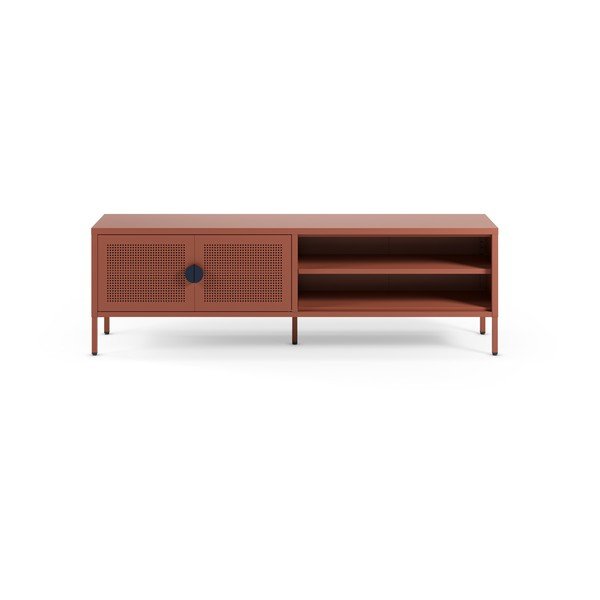 Metalna TV komoda boja terakote 160x50x35 cm Sayla – Marckeric
