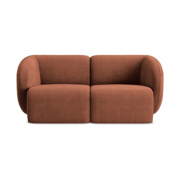 Sofa od šenila boja terakote 174 cm Lani – Makamii