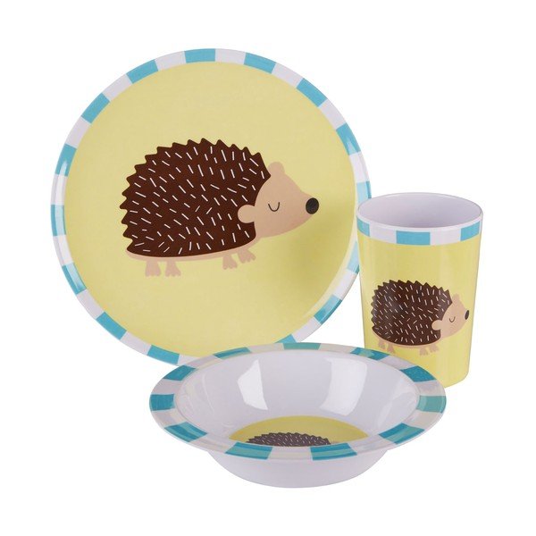 3 komada dječjeg pribora za jelo s motivom ježa Premier Housewares