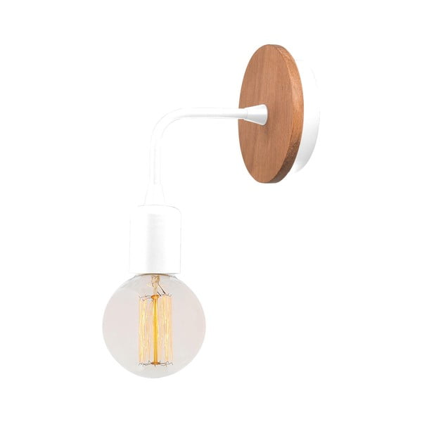 Bijela/u prirodnoj boji zidna lampa Dartini – Opviq lights