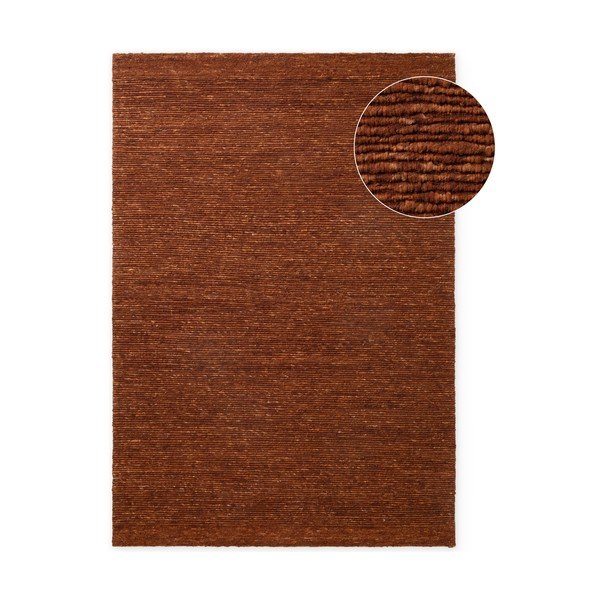 Smeđi ručno rađen vunen tepih 200x290 cm Bexley Woolwich – Ted Baker