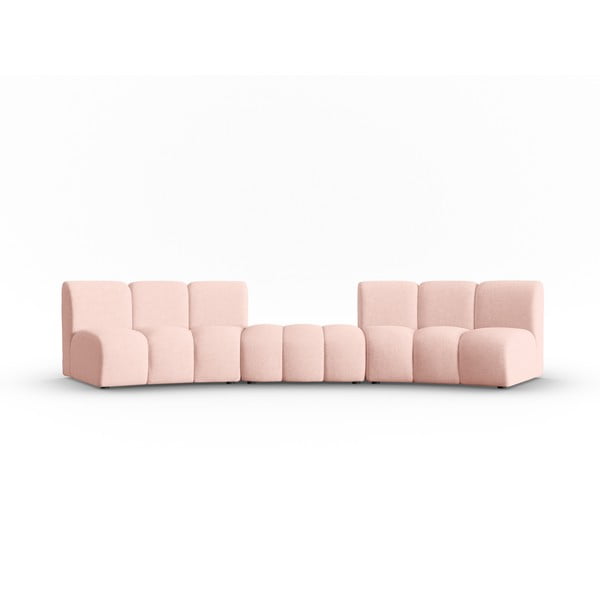 Ružičasta sofa 367 cm Lupine – Micadoni Home