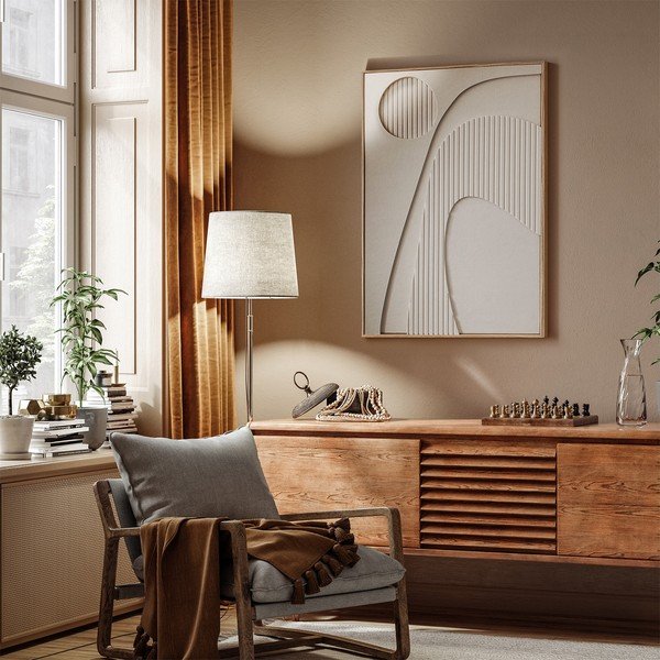 Tiskana slika s okvirom/akustična 62x92 cm Arch – Styler-image-1