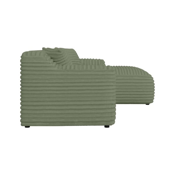 Zelena kutna garnitura od samta (s desnim kutom/s ležaljkom) Martin – Ropez-image-3