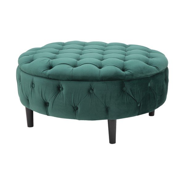 Zelena stolica sa prostorom za odlaganje Mauro Ferretti Queen, ø 90 cm-image-4