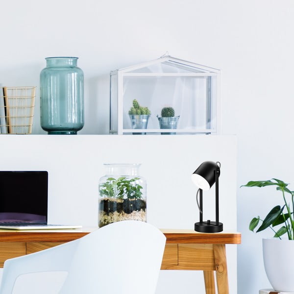Crna stolna lampa - LAMKUR-image-2