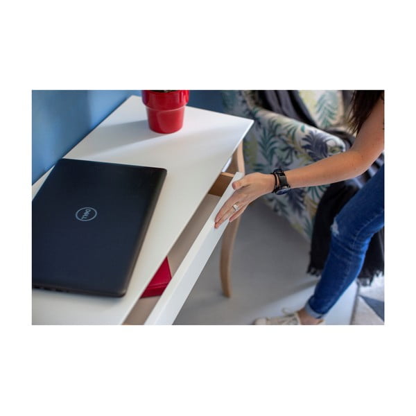 Bijeli stol Ragaba Lillo, dužina 65 cm-image-2