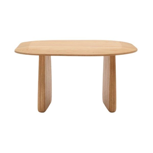 Pomoćni stol od punog hrasta 70x71 cm Pirita – Kave Home-image-3