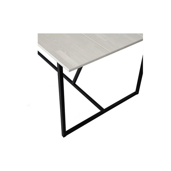 Blagovaonski stol od čvrste jeseni 90x220 cm Silas – WOOOD-image-3