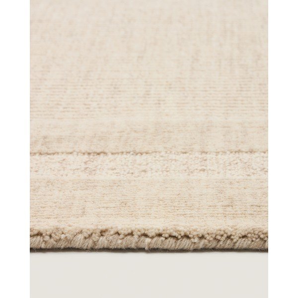 Krem ručno rađen vunen tepih 160x230 cm Dalena – Kave Home-image-2