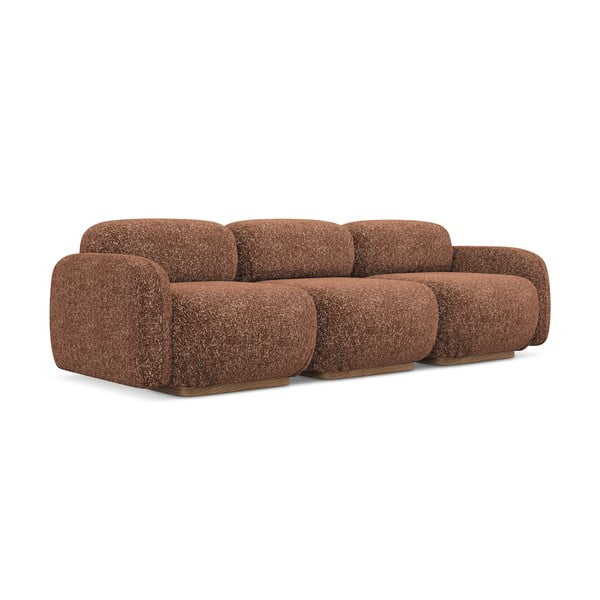 Narančasta/smeđa sofa 270 cm Ailani – Makamii-image-2