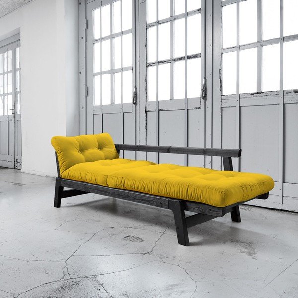Sofa na razvlačenje Karup Step Black / Amarillo-image-2