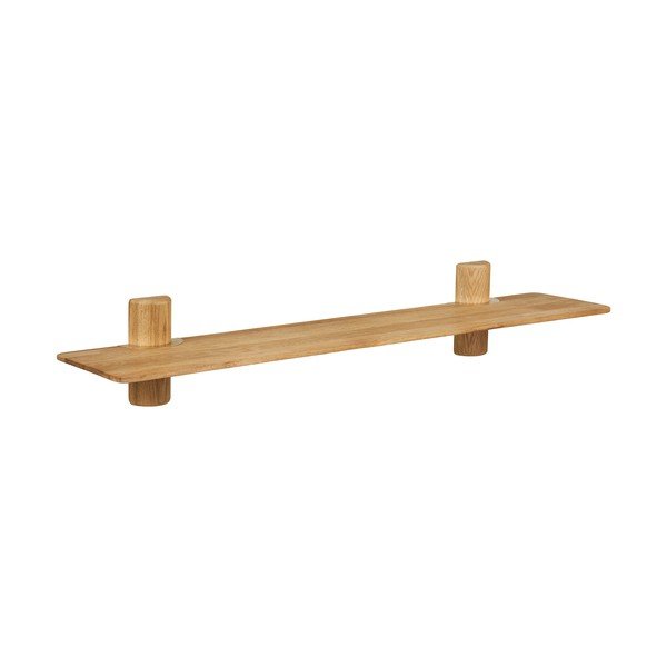 Polica od punog hrasta u svijetloj prirodnoj boji 110 cm Calcata – House Nordic