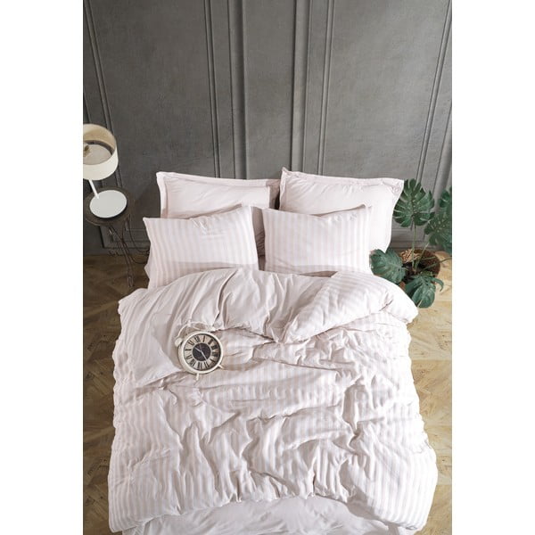 Bež posteljina za bračni krevet 200x200 cm Road Potlu – Mijolnir