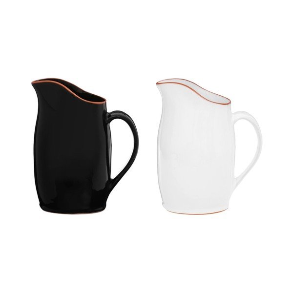 Bijeli ostakljeni vrč od terakote Premier Housewares , 2,5 l-image-1