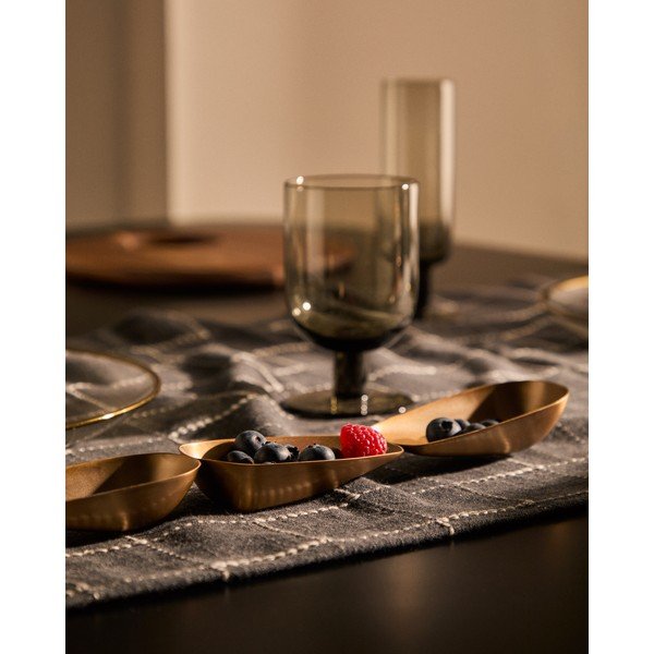 Zdjelica za posluživanje od nehrđajućeg čelika u zlatnoj boji Aruc – Kave Home-image-2