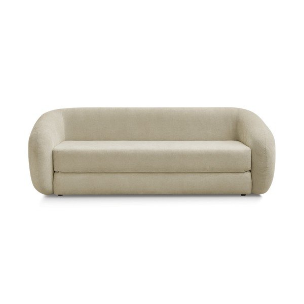 Smeđe-siva sklopiva sofa od šenila 228 cm Neyo – Bobochic Paris