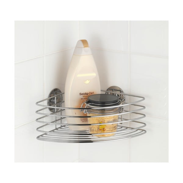 Samodržeća kutna polica Wenko Turbo-Loc, 20 x 26,5 cm-image-2