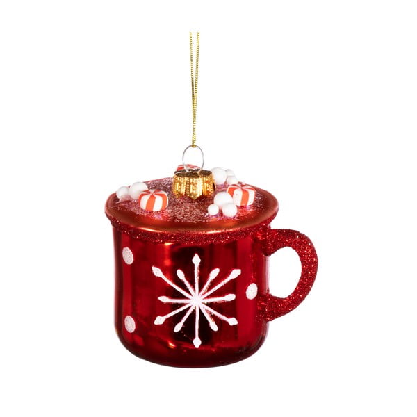 Stakleni ukras za božićno drvce Hot Chocolate – Sass & Belle