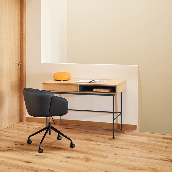 Radni stol s pločom stola u dekoru hrasta 60x120 cm Yoko – Teulat-image-1