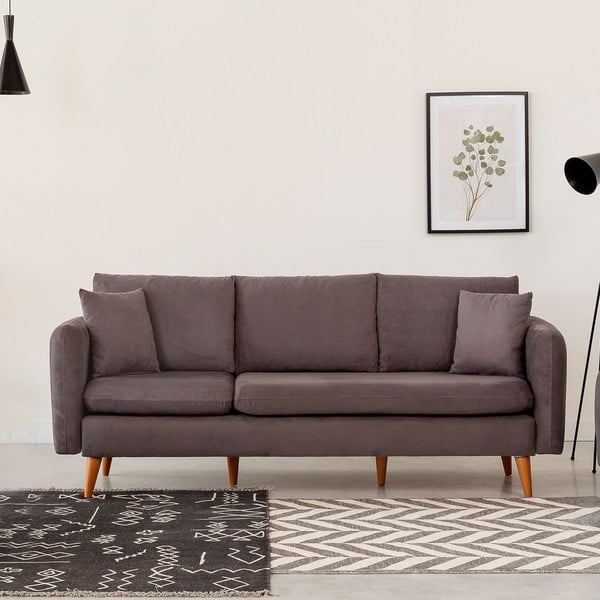 Tamno siva sofa 215 cm Sofia – Balcab Home-image-4
