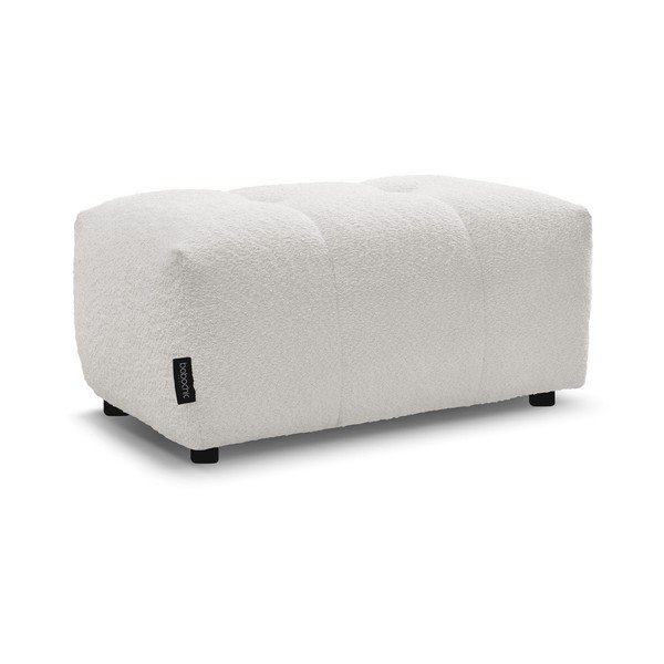 Bijeli tabure od bouclé tkanine Roxelane – Bobochic Paris-image-3