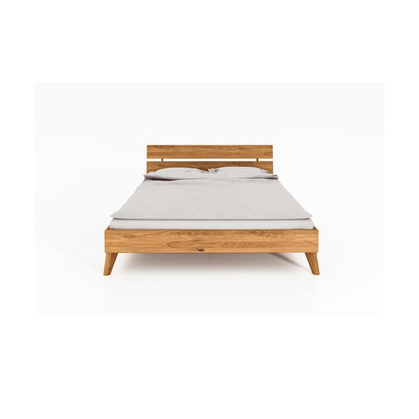 Bračni krevet od hrastovog drveta 160x200 cm Greg 2 - The Beds-image-2