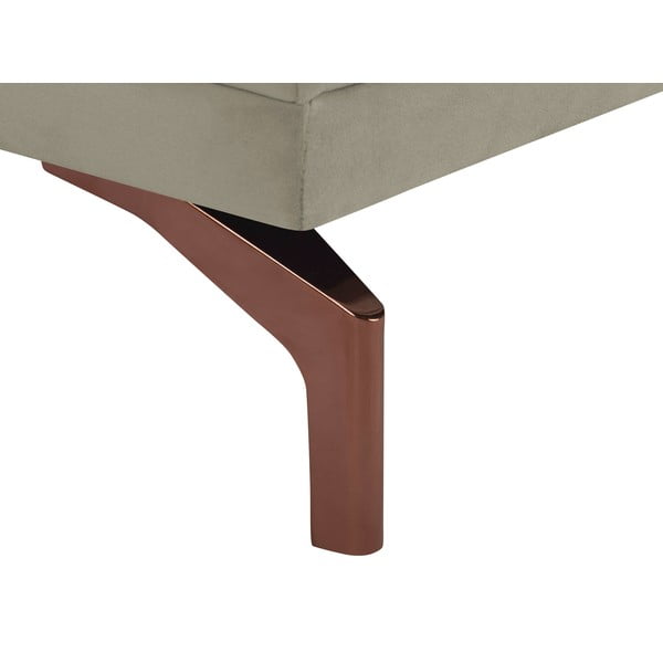 Bež fotelja s postoljem u zlatu Windsor &amp; Co Sofas Jupiter-image-4