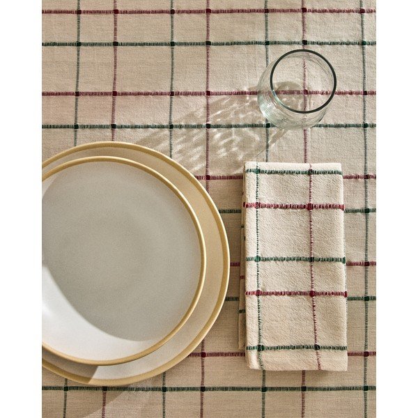 Ručno izrađeni stolnjak od jacquarda 150x250 cm Aldelie – Kave Home-image-2