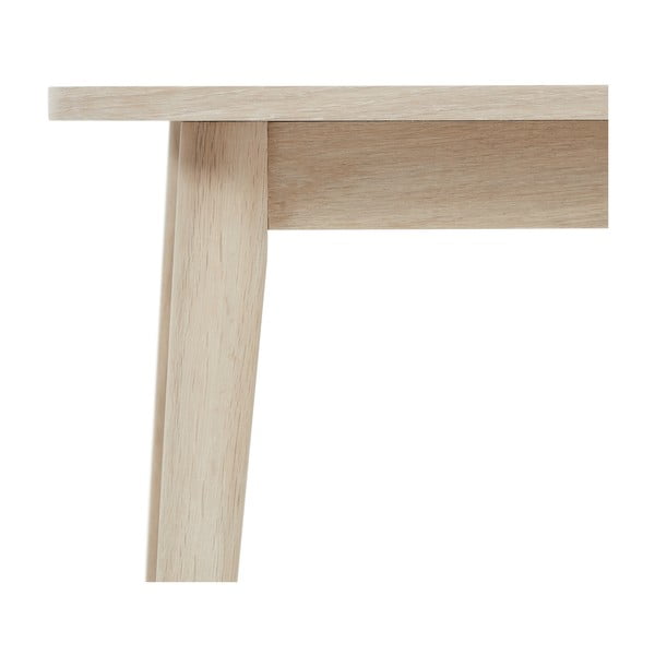 Stolić za kavu s pločom stola u dekoru hrasta u prirodnoj boji 70x125 cm Nyborg – Furnhouse-image-4