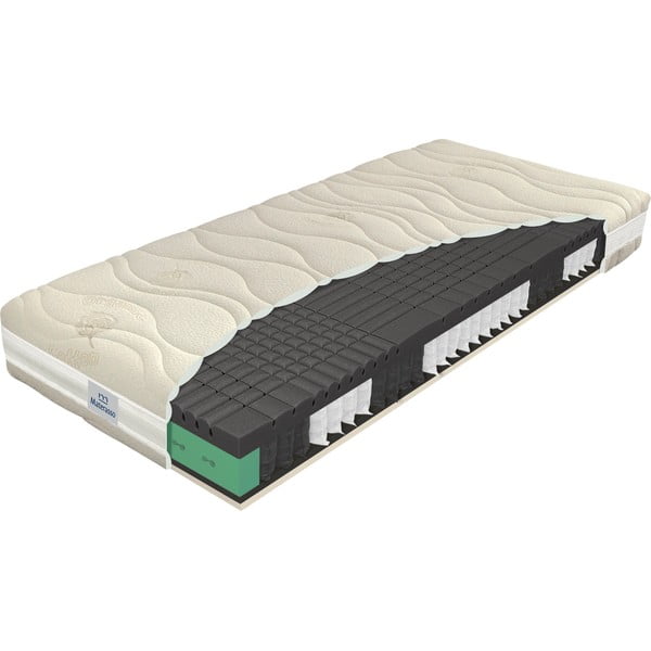 Srednje tvrd/mekan obostrani madrac s oprugama 180x200 cm BLACK dream – Materasso-image-1