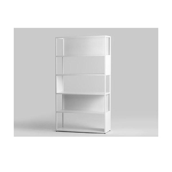 Bijela metalna biblioteka Custom Form Hyller Side-image-2