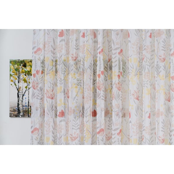 Bijela prozirna zavjesa 500x260 cm Corsa – Mendola Fabrics