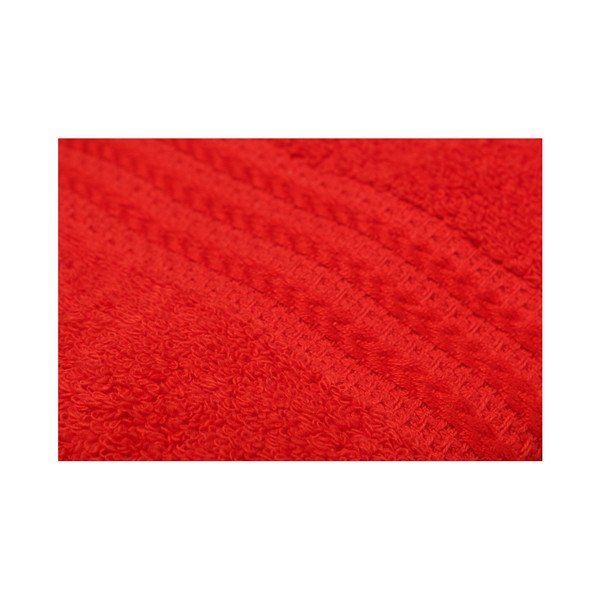 Crveni pamučni ručnici u setu od 4 kom 140x70 cm - Foutastic-image-1