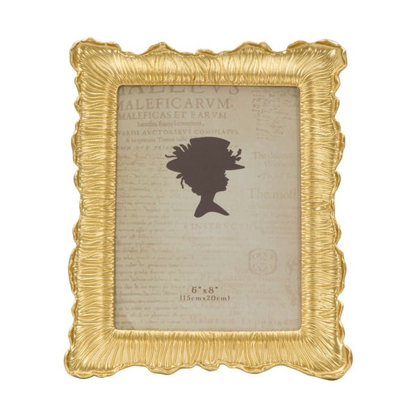 Okvir za fotografije u zlatnoj boji Mauro Ferretti Linear, 15 x 20 cm
