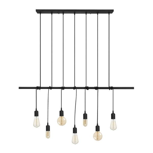 Crna metalna viseća svjetiljka Opviq lights Vincent-image-4