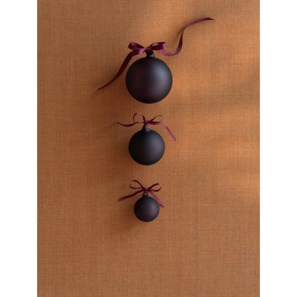 Stakleni ručno puhani božićni ukrasi u setu 2 kom ø 9 cm Juhla – Blomus-image-4