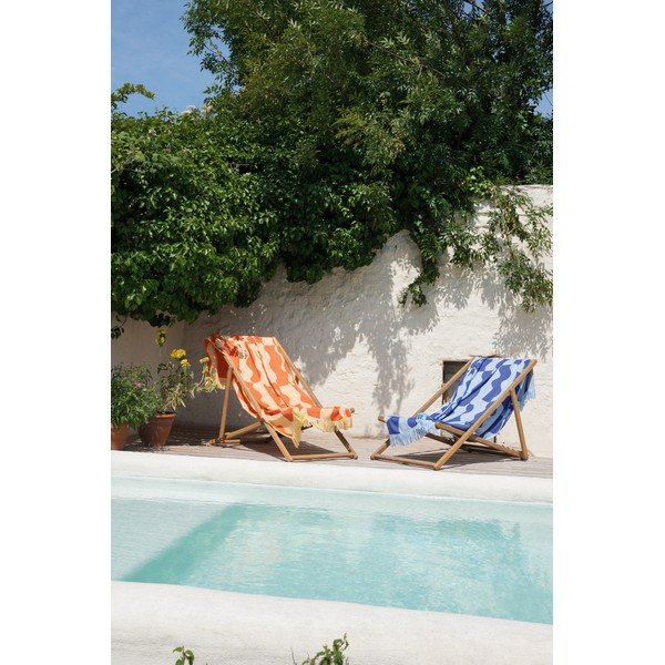 Plavi pamučan ručnik za plažu 100x160 cm Nugo – noo.ma-image-4