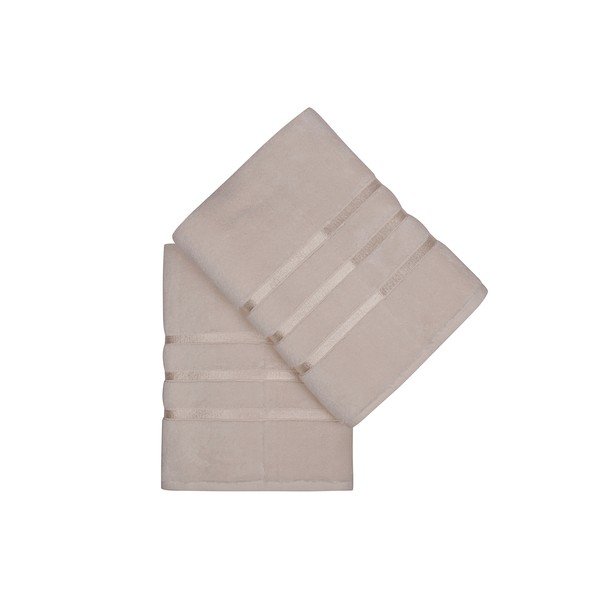 Svijetlo žuti pamučni ručnici u setu 2 kom od frotira 70x140 cm Dolce – Foutastic-image-2