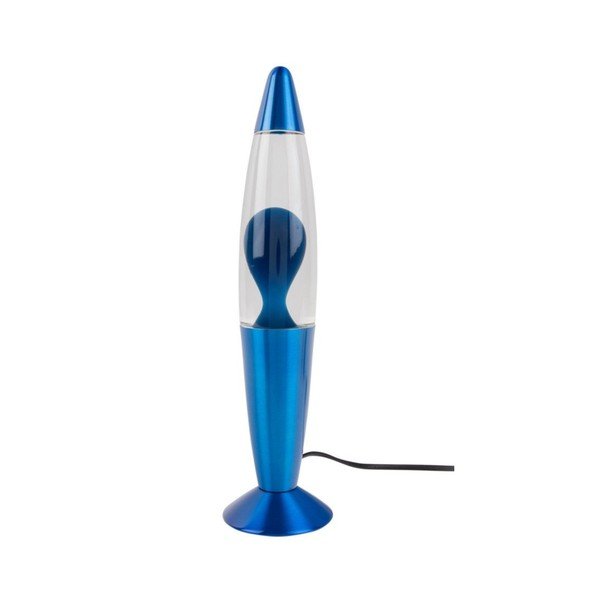 Plava staklena lava lampa (visina 35,5 cm) Funky Rocket Lava – Leitmotiv
