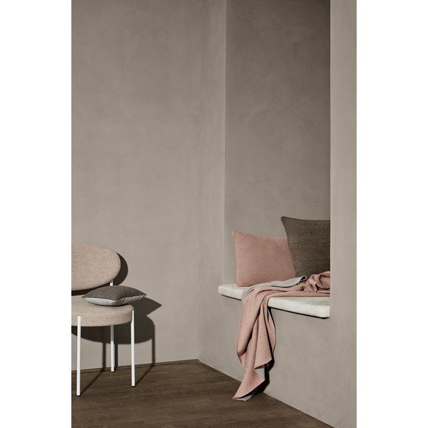 Ružičasta pamučna deka Blomus, 130 x 170 cm-image-1