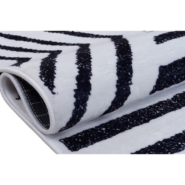 Bijelo-plavi perivi tepih staza 300x80 cm - Vitaus-image-3