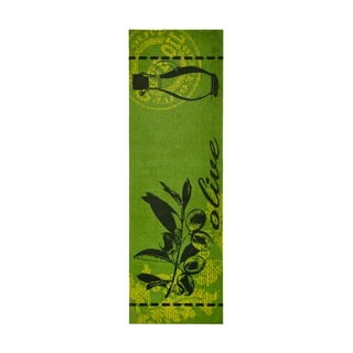 Zelena kuhinjska staza Zala Living Olive, 50 x 150 cm