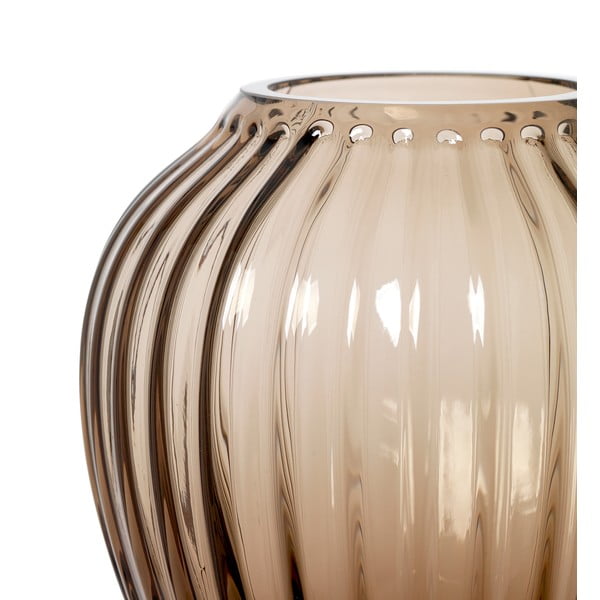 Smeđa staklena vaza Kähler Design Hammershøi, visina 14 cm-image-4