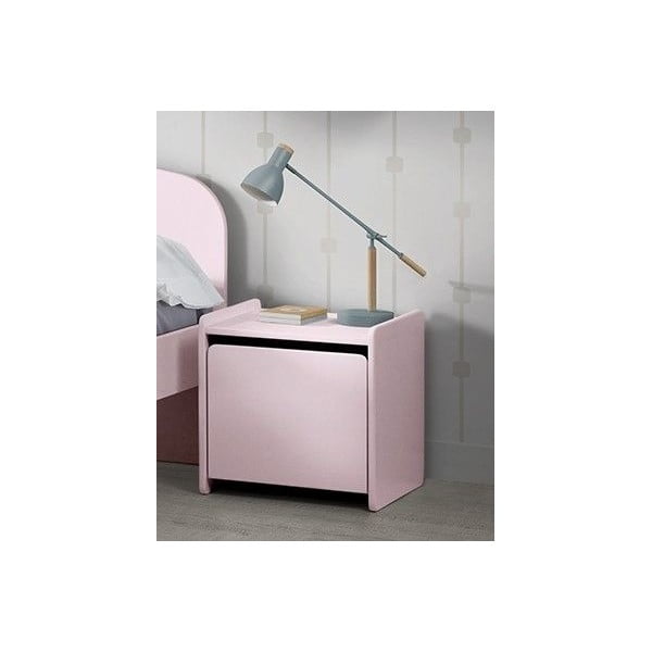 Ružičasti noćni ormarić Vipack Kiddy-image-2